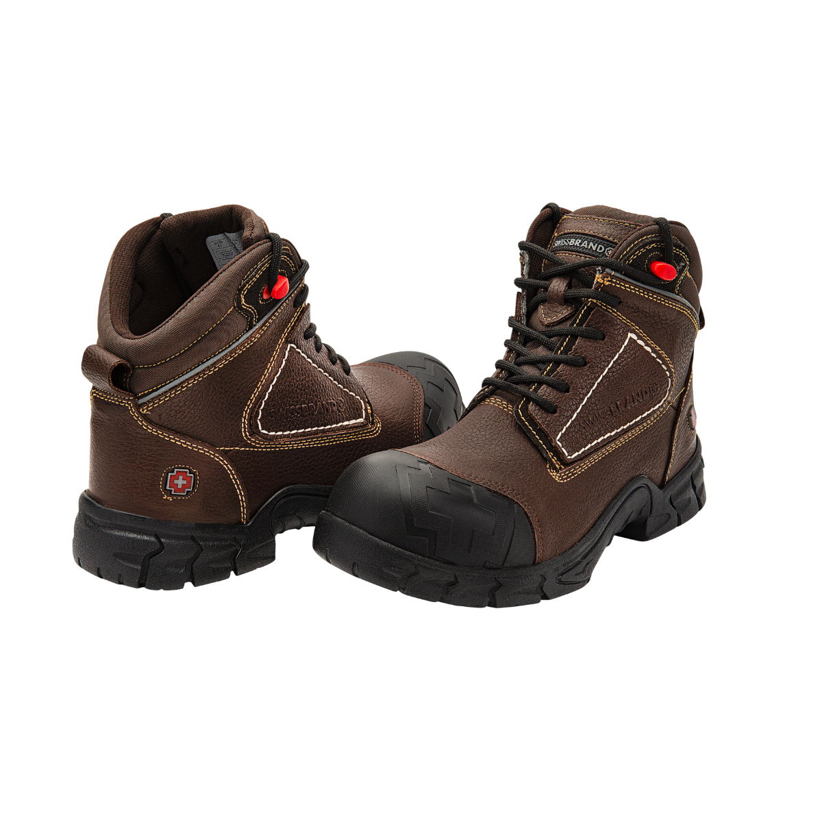 BOTA CASCO DIELECTRICO HOMBRE SWISSBRAND 510701 MOKA-OFERTA