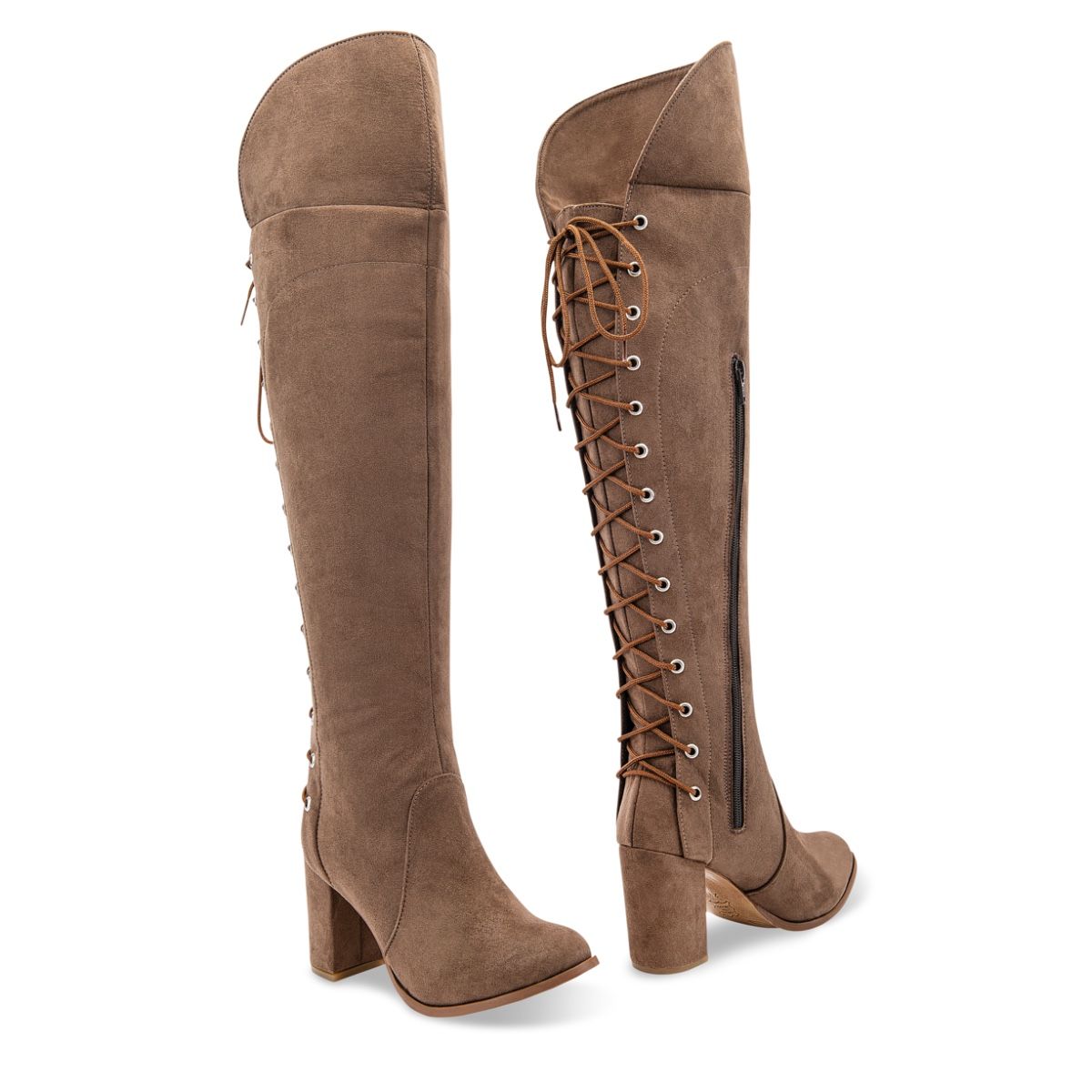 BOTA LARGA TACON MUJER GRECIA 920 TOPO-OUTLET