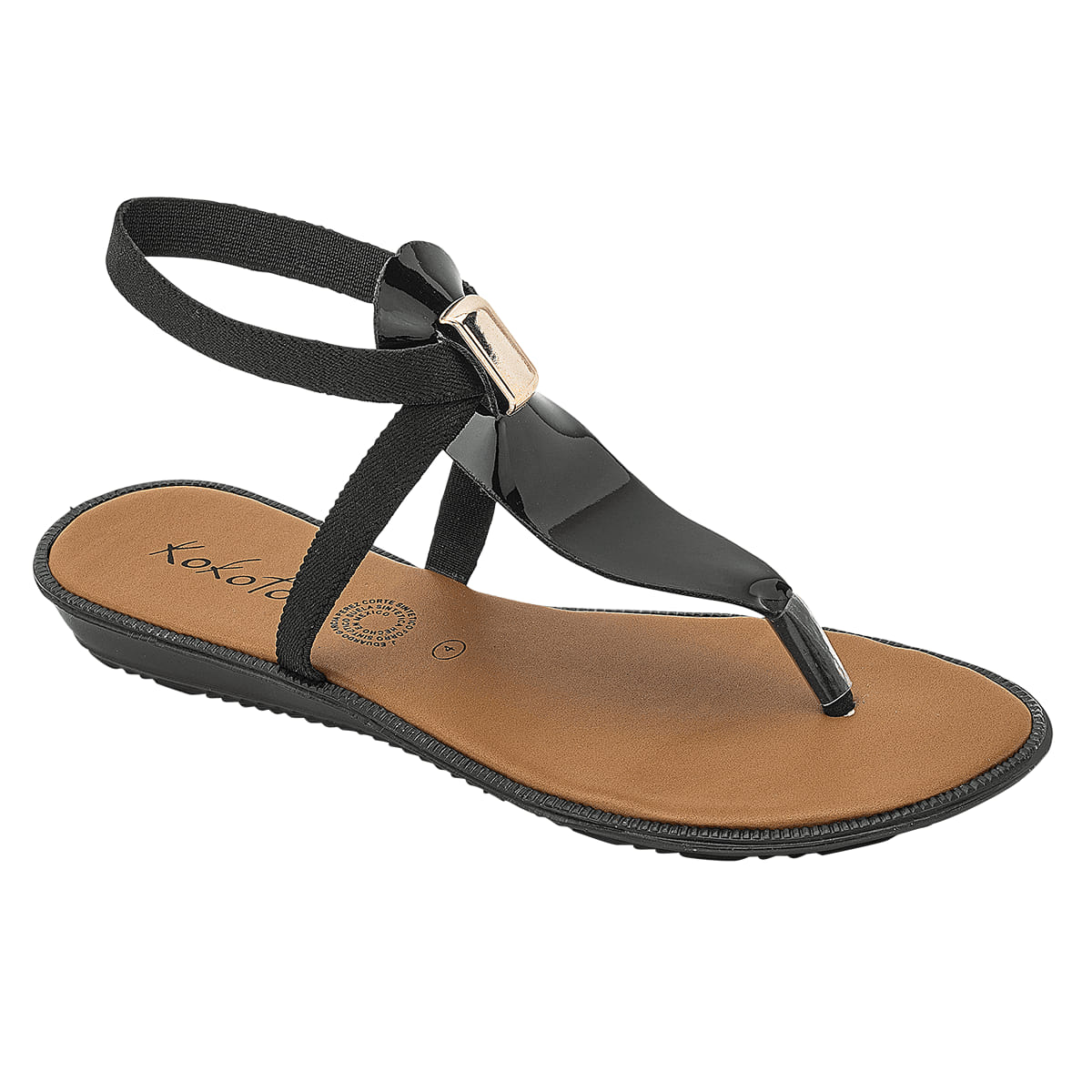 SANDALIA PISO MUJER CARLO Y KOKOTON 1843 NEGRO-OUTLET