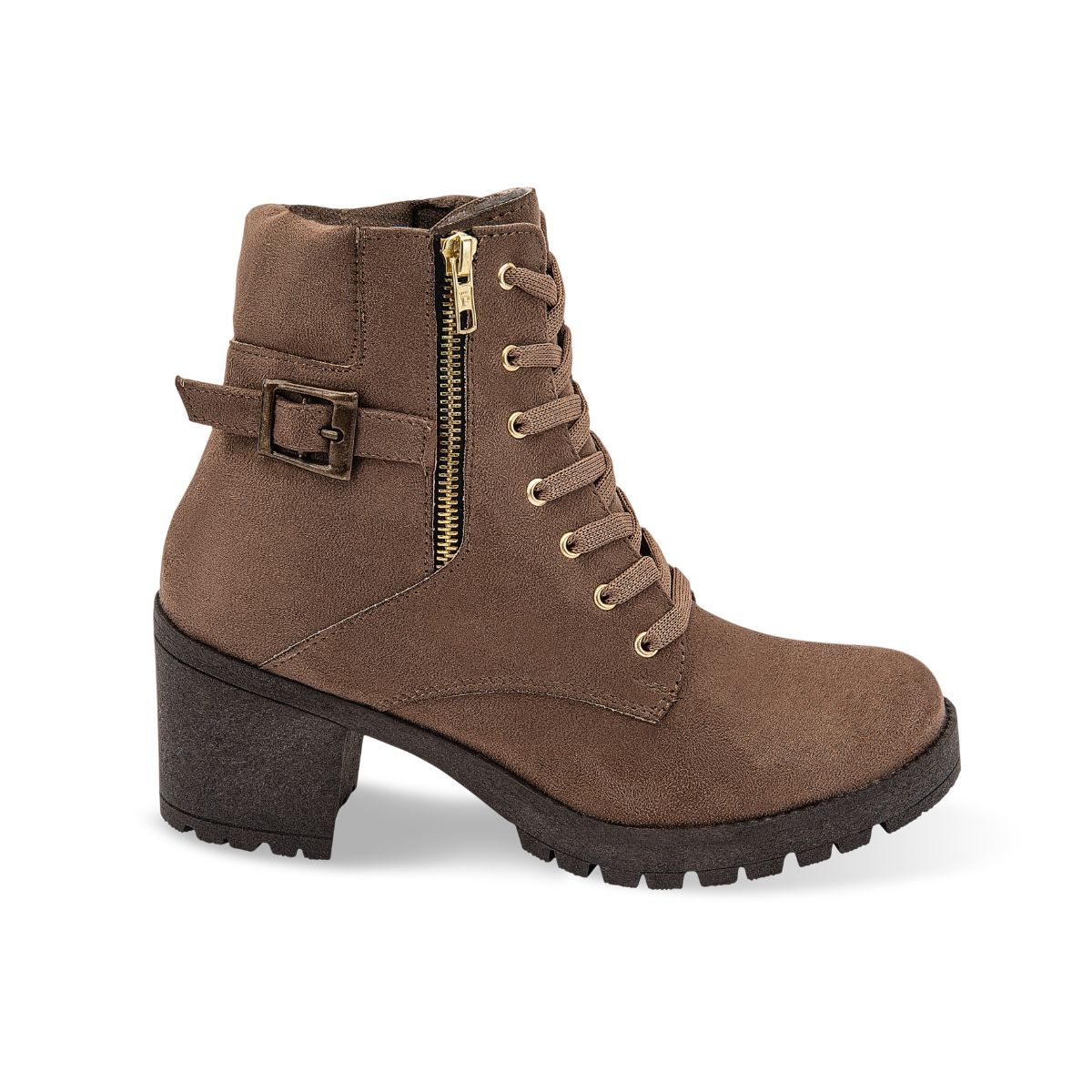 BOTIN TACON MUJER MANHATTAN SHOES 906 NUTRIA