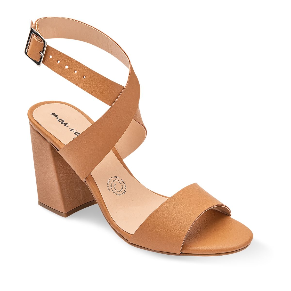 SANDALIA DE TACON MUJER MOA VOGE 3025 CAMEL-OUTLET