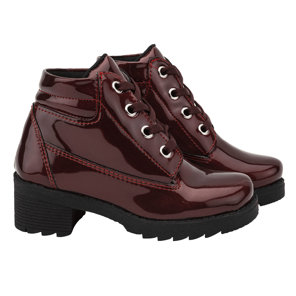 BOTA CASUAL INFANTIL LIZETTE SHOES 2011 CHAROL MERLOT-OUTLET