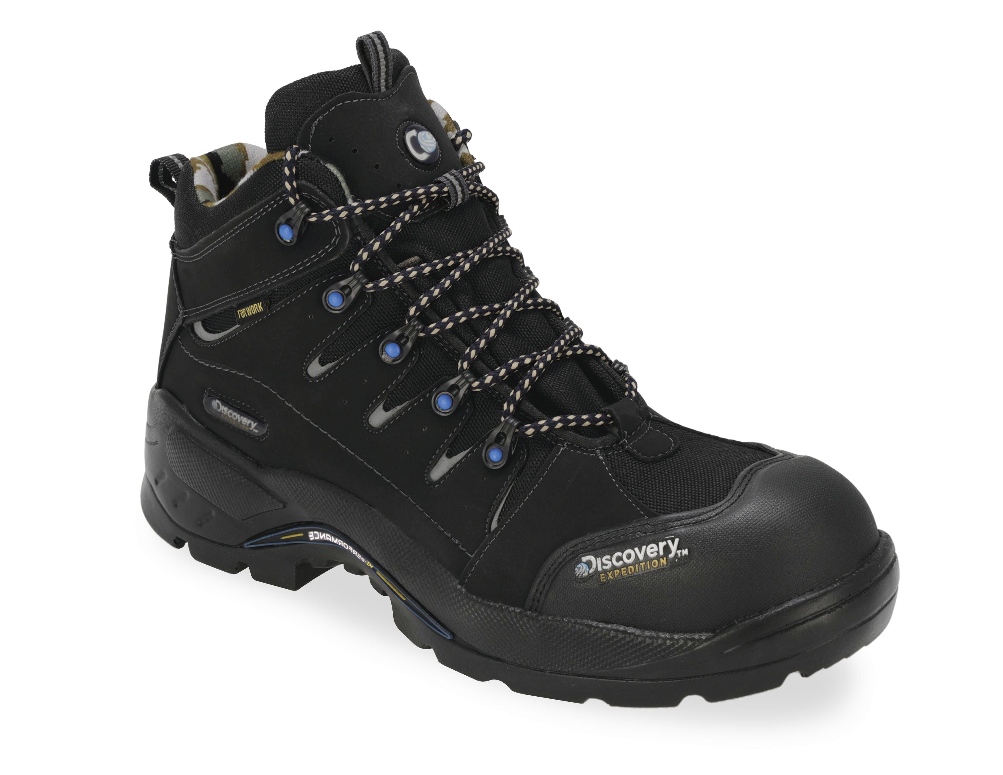 BOTA CASCO DIELECTRICO HOMBRE DISCOVERY 1955 NEGRO