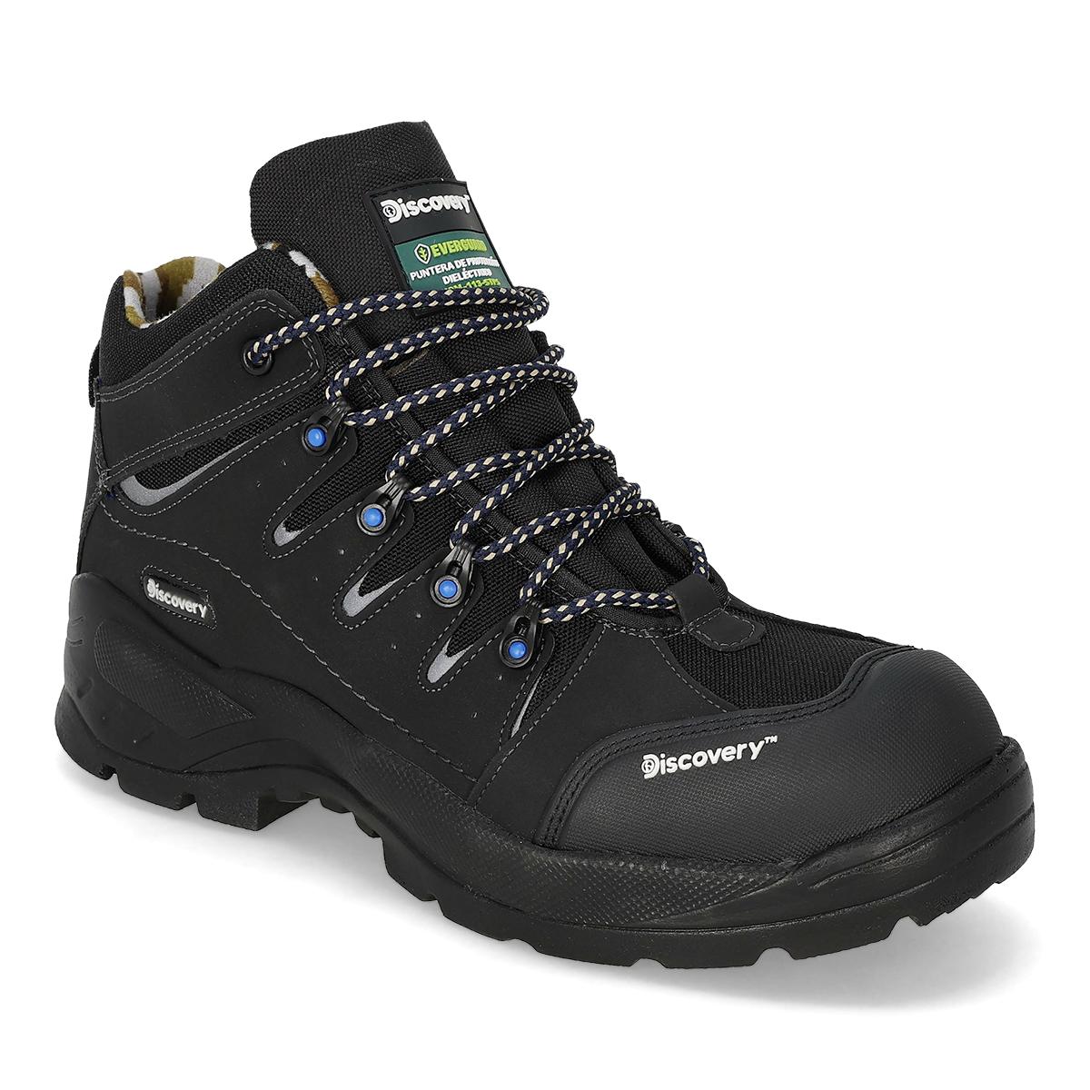BOTA CASCO DIELECTRICO HOMBRE DISCOVERY 1955 NEGRO