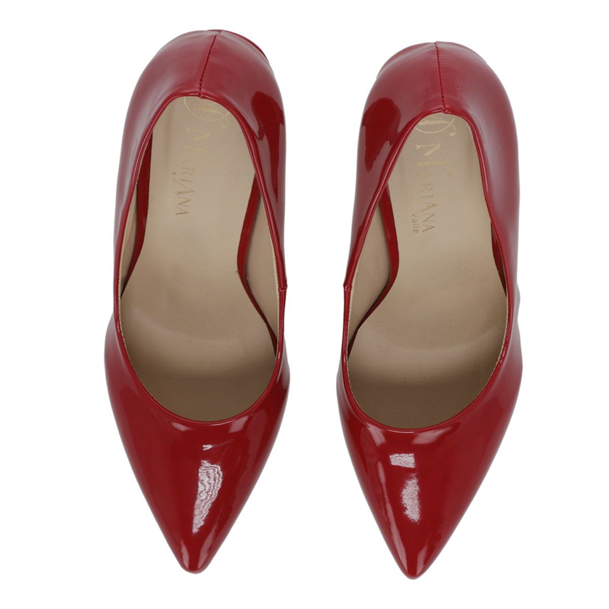 ZAPATILLA TACON ALTO MUJER MARIANA VALLE 5100 ROJO-OUTLET