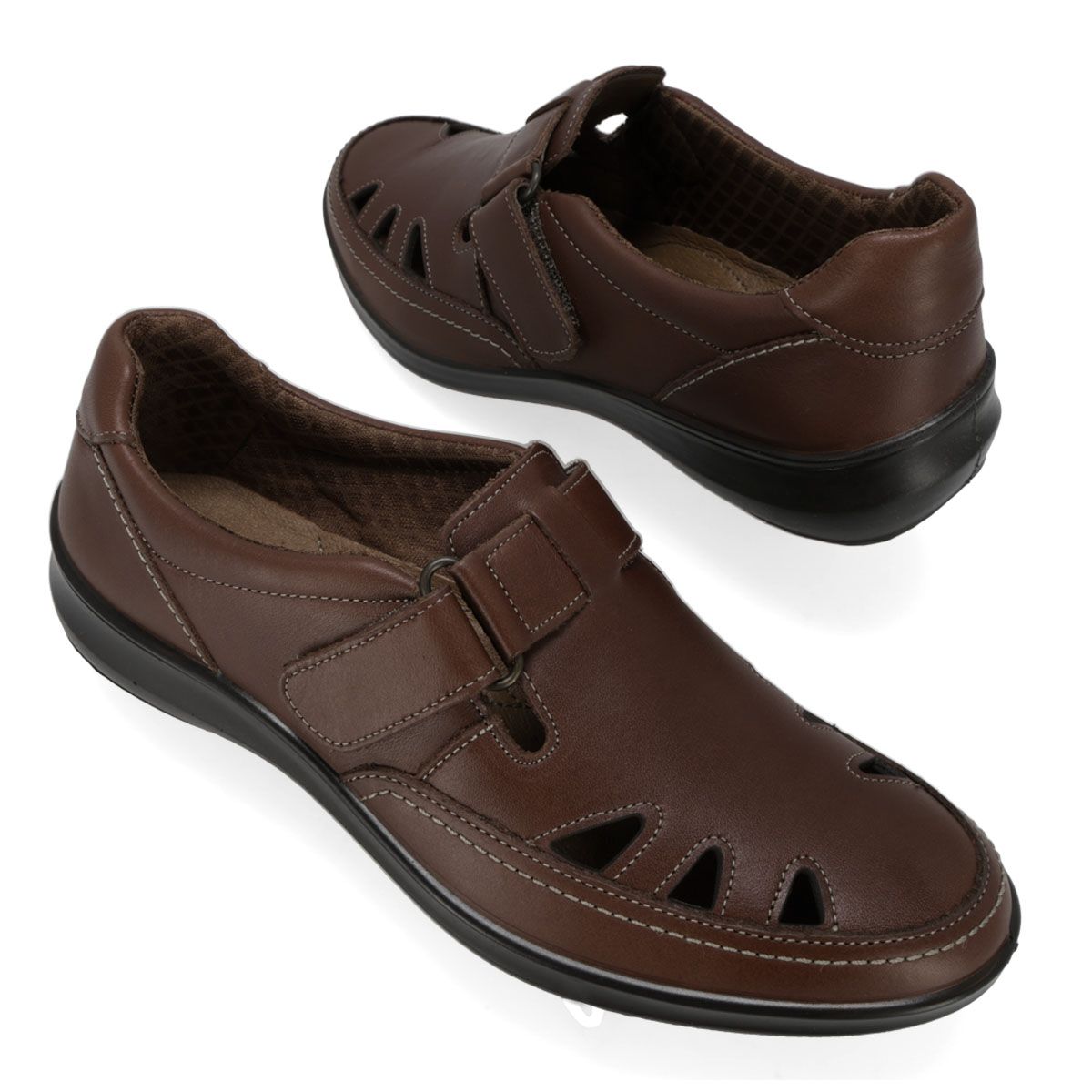 SANDALIA PISO MUJER FLEXI DAMA 25905 WHISKY-OUTLET