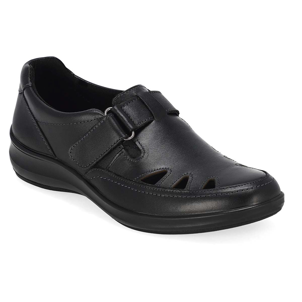 SANDALIA PISO MUJER FLEXI DAMA 25905 NEGRO-OUTLET