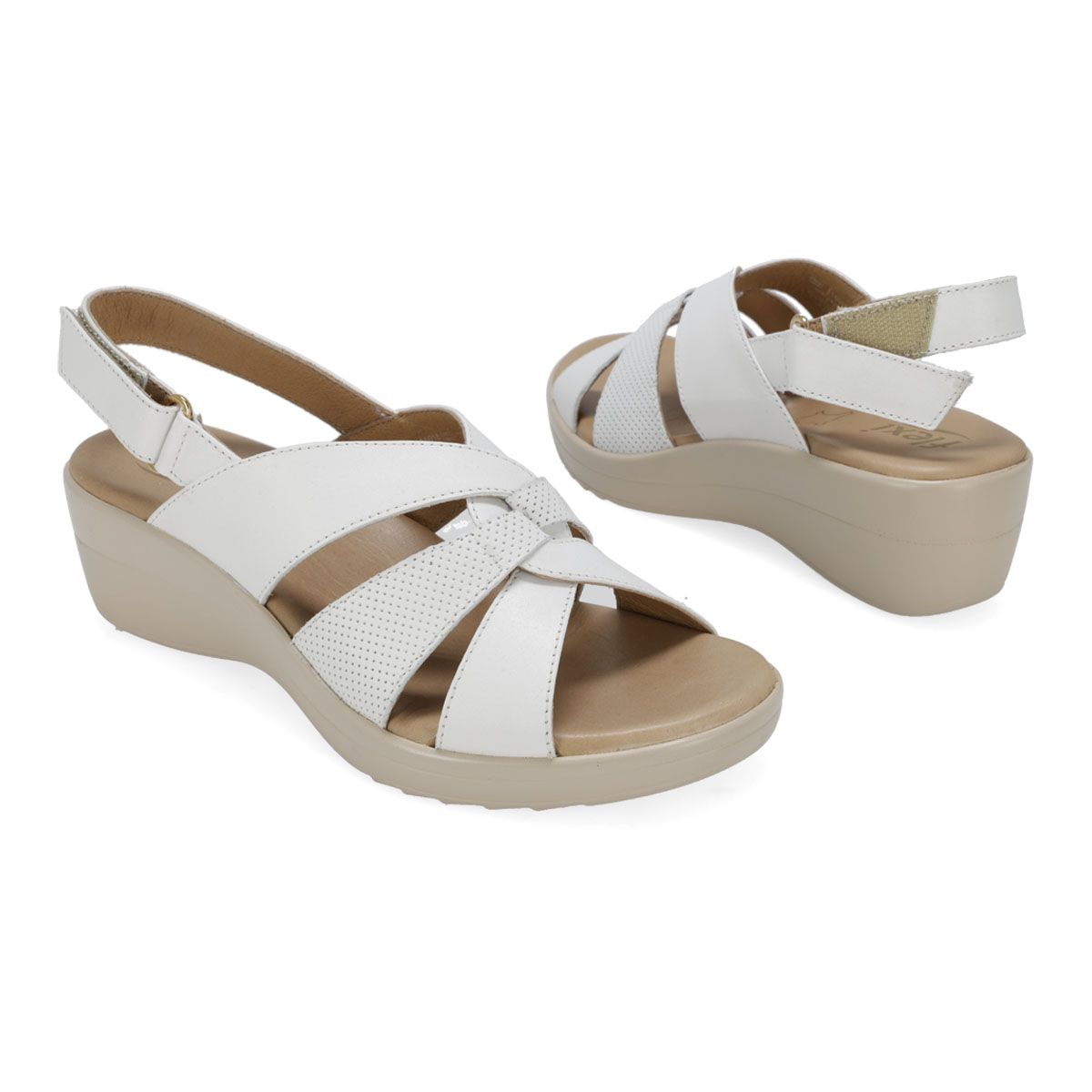 SANDALIA MUJER FLEXI DAMA 116009 BLANCO -OUTLET