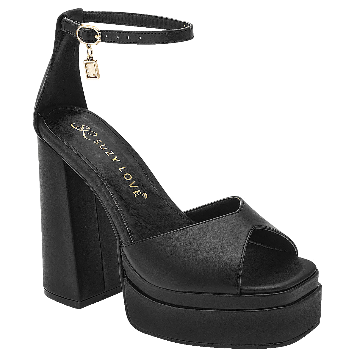 SANDALIA PLATAFORMA MUJER SUZY LOVE 901 NEGRO-OUTLET