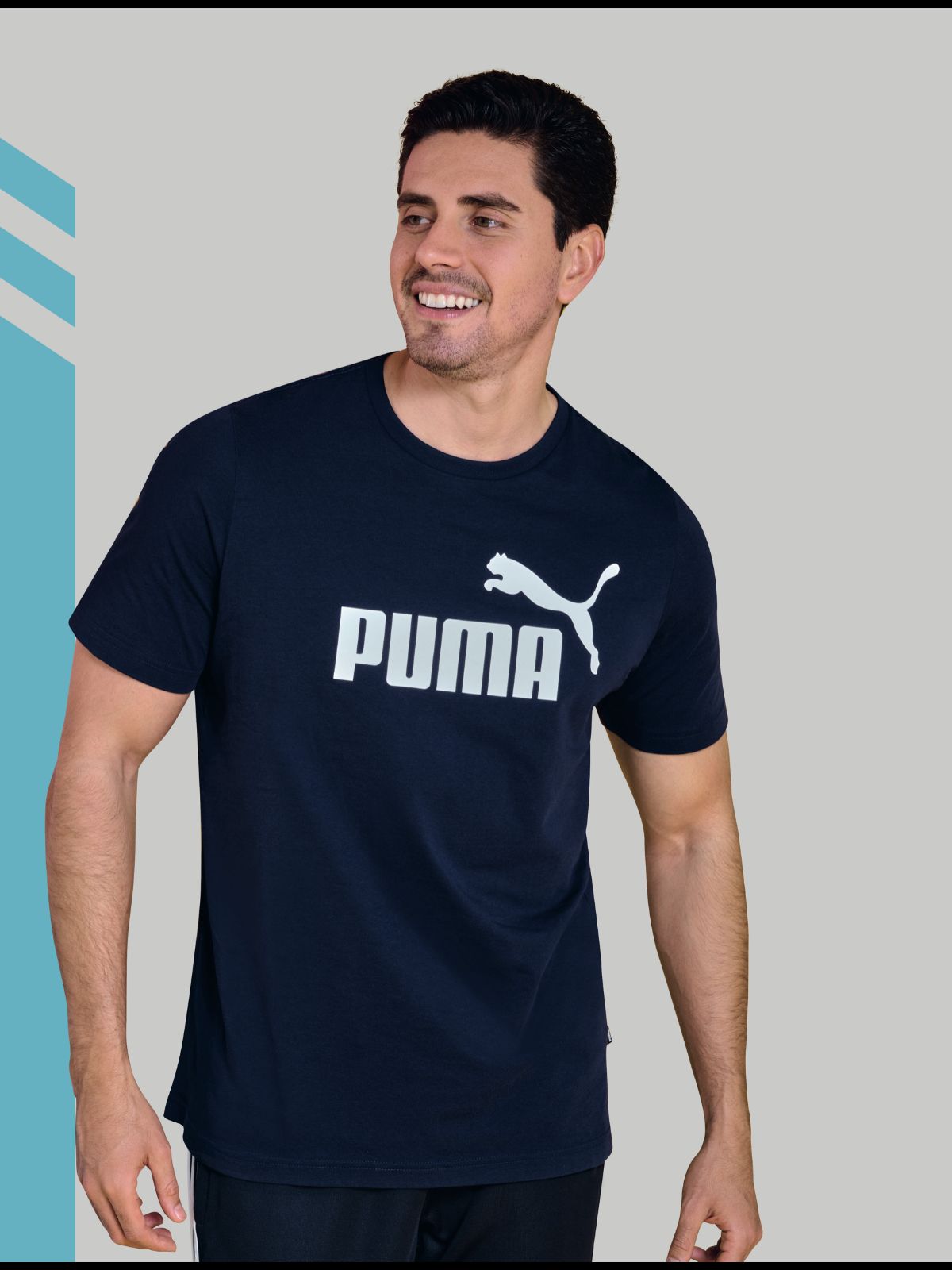 PLAYERA HOMBRE PUMA WEAR 58666606 MARINO-OUTLET