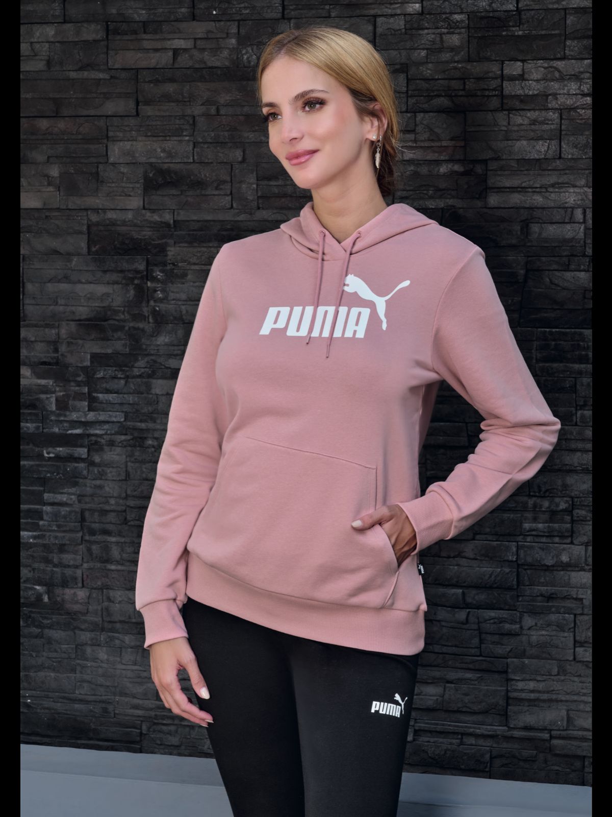 SUDADERA MUJER PUMA WEAR 58679180 ROSA-OUTLET