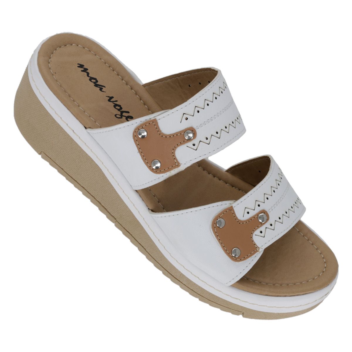 SANDALIA PLATAFORMA MUJER MOA VOGE 164 BLANCO