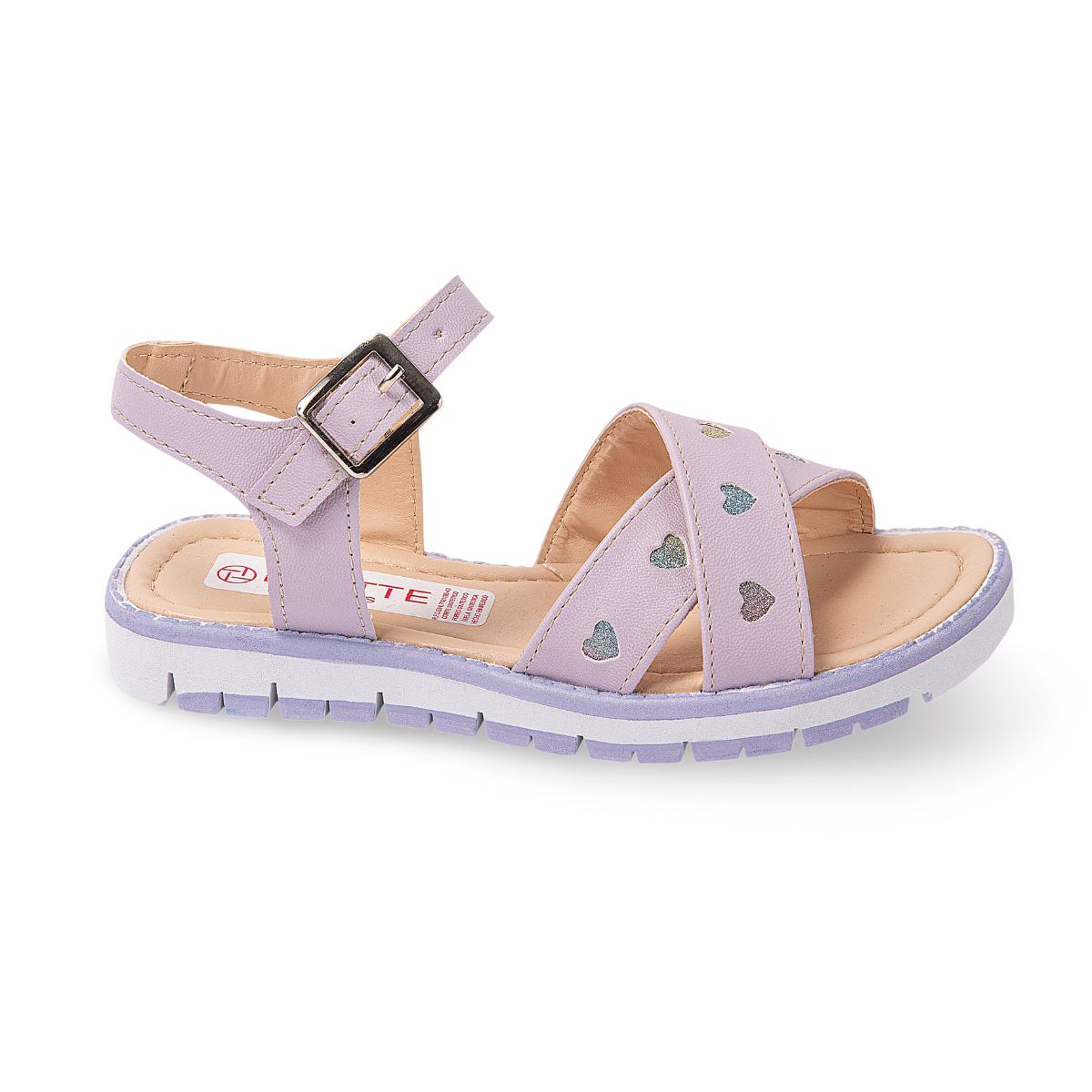 SANDALIA PISO INFANTIL LIZETTE SHOES 2035 LILA-OUTLET