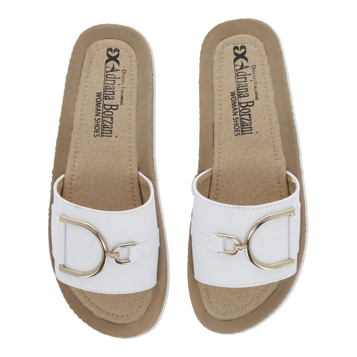 SANDALIA PISO MUJER ADRIANA BORZANI 24 BLANCO-OFERTA