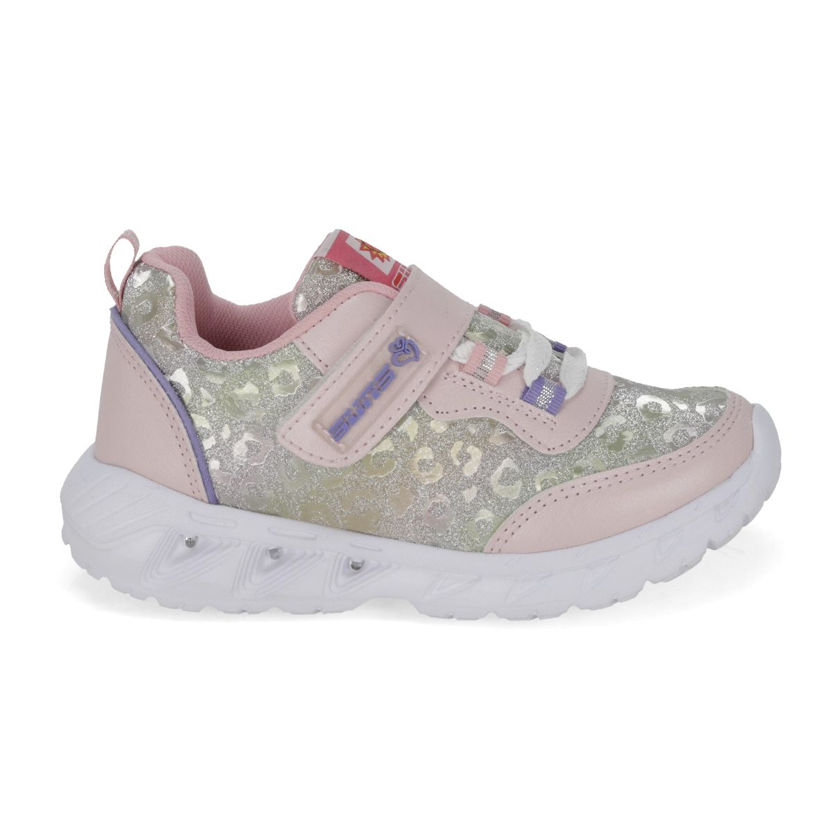 TENIS CON LUCES INFANTIL SUNS 524 ROSA/LILA-OUTLET