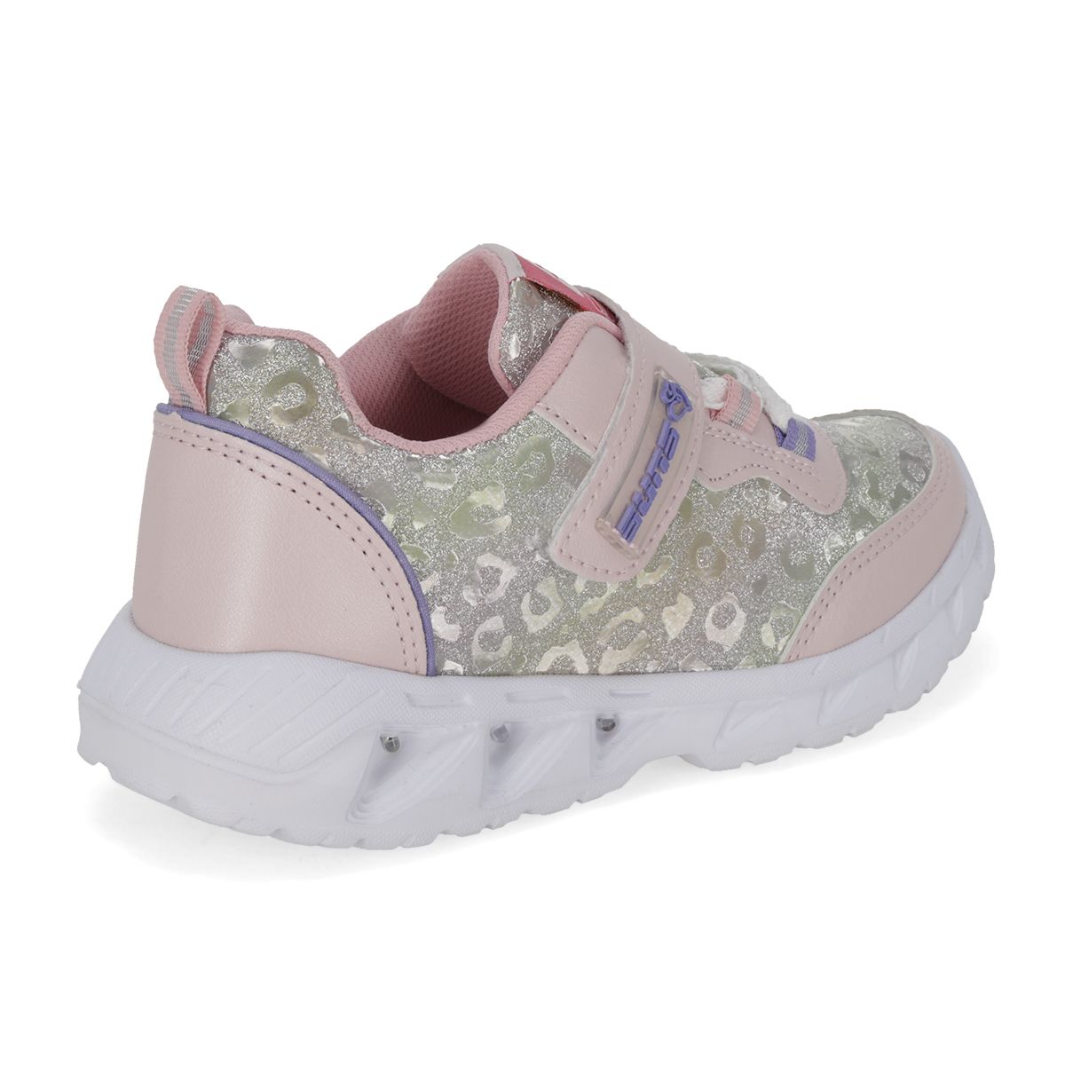 TENIS CON LUCES INFANTIL SUNS 524 ROSA/LILA-OUTLET
