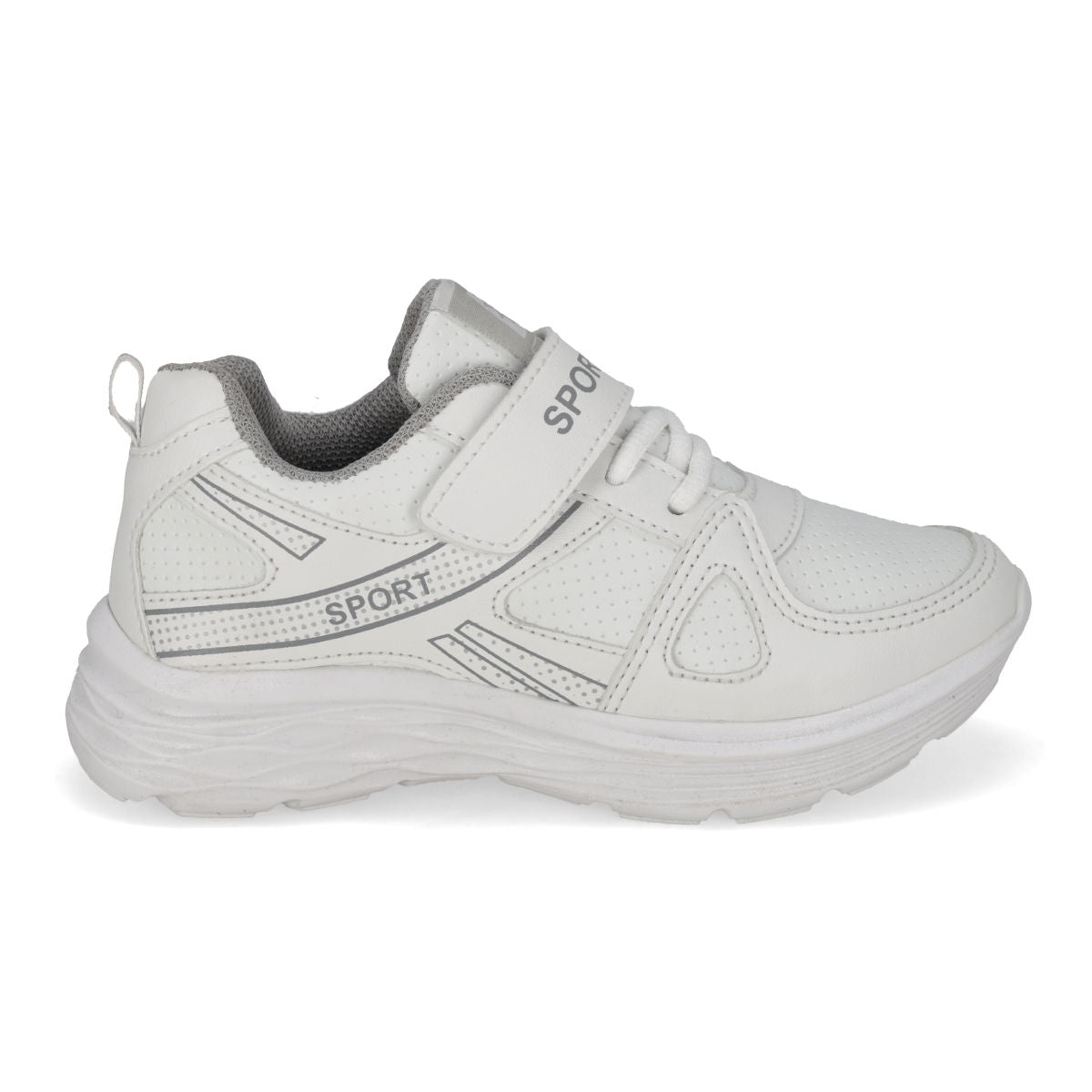 DEPORTIVO INFANTIL SUNS 5073 BLANCO/GRIS-OUTLET
