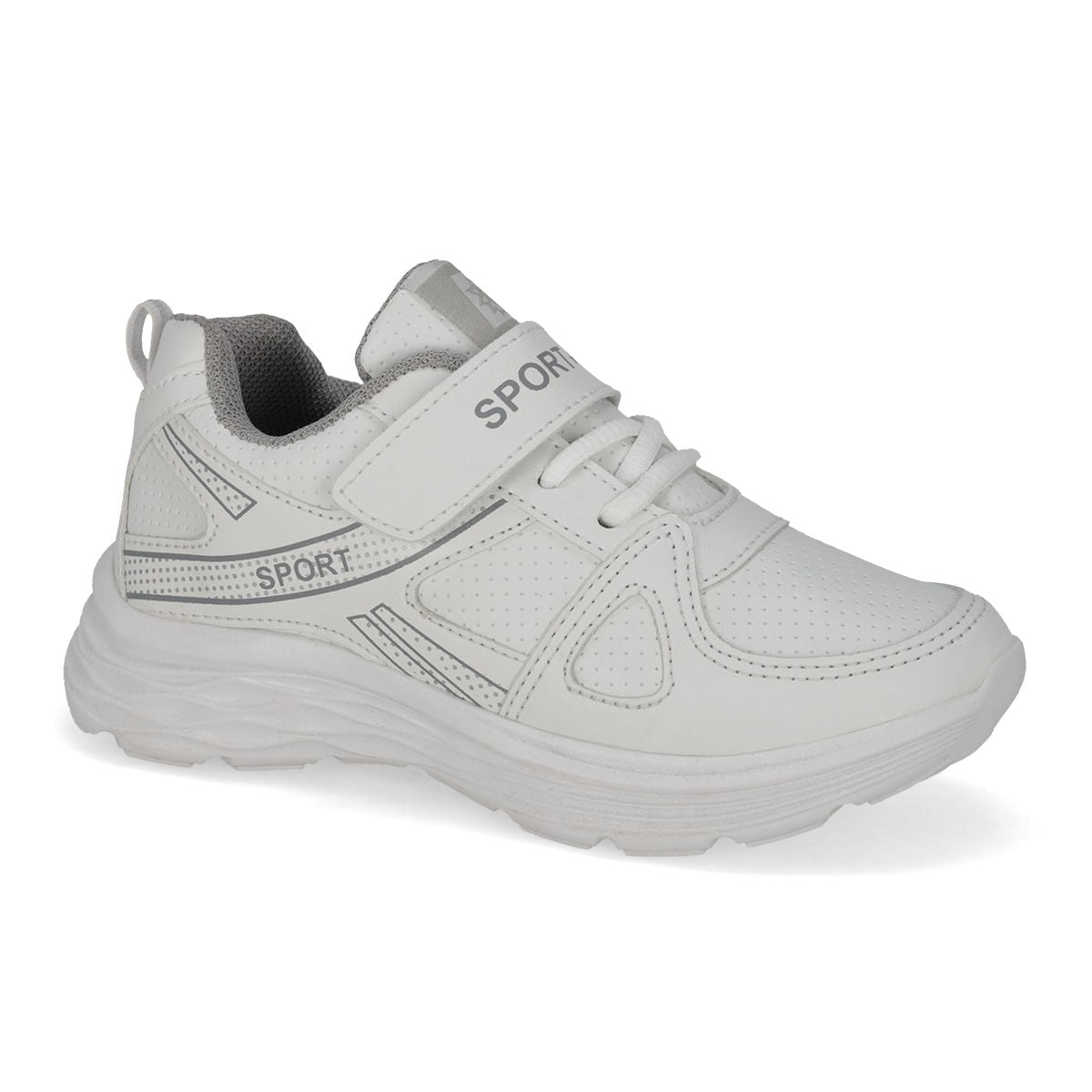 DEPORTIVO INFANTIL SUNS 5073 BLANCO/GRIS-OFERTA