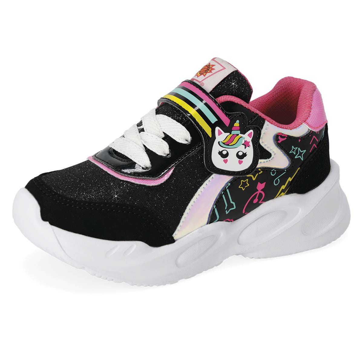 DEPORTIVO INFANTIL SUNS 5098 NEGRO/FIUSHA-OUTLET