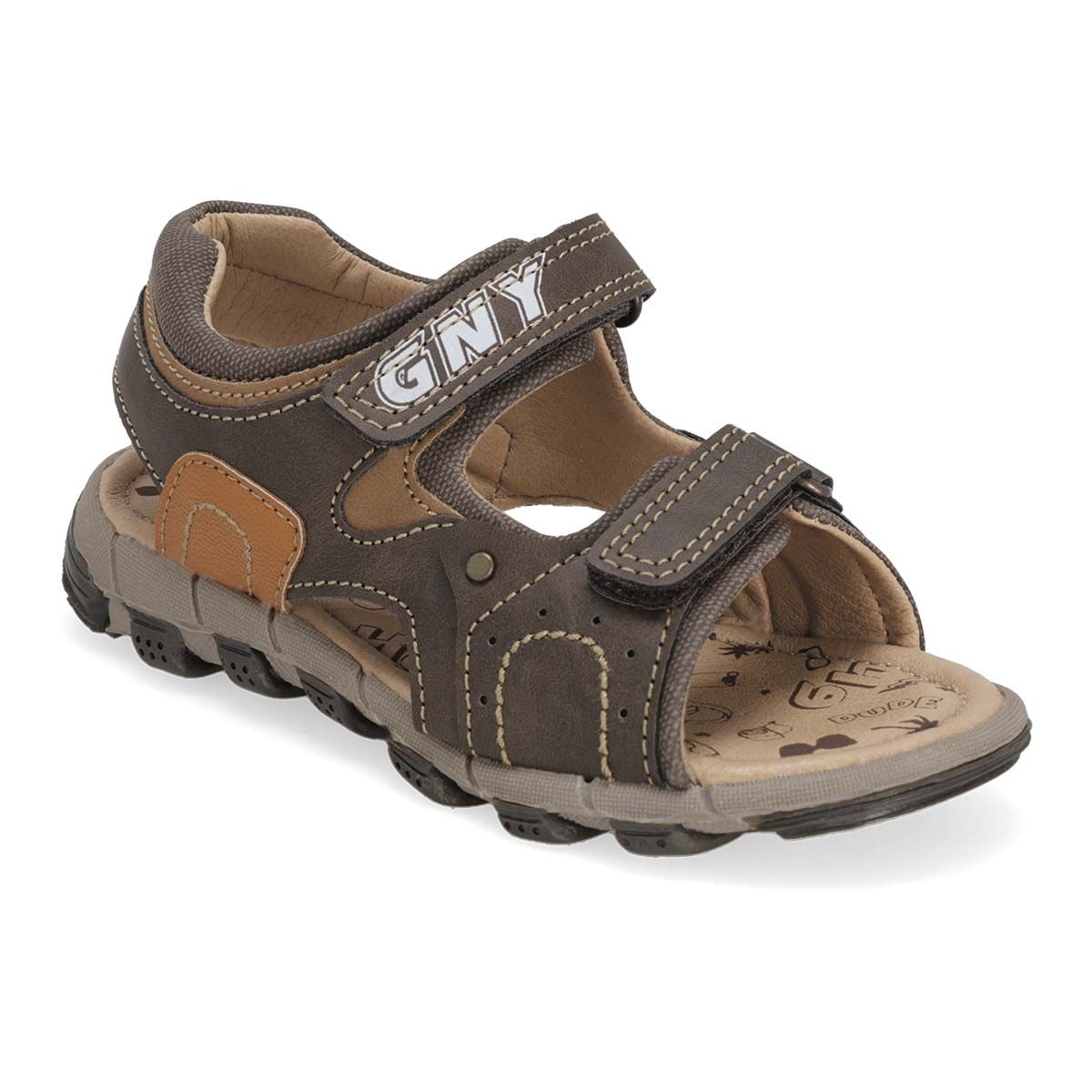 HUARACHE INFANTIL GUANY 1307-2 CHOCOLATE-OUTLET