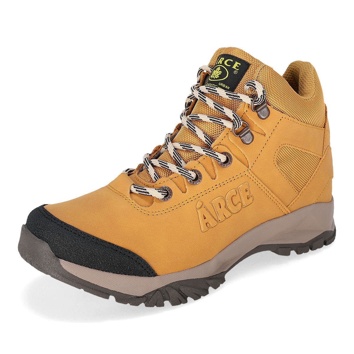BOTA HIKING HOMBRE ARCE TRECK AMARILLO-OFERTA