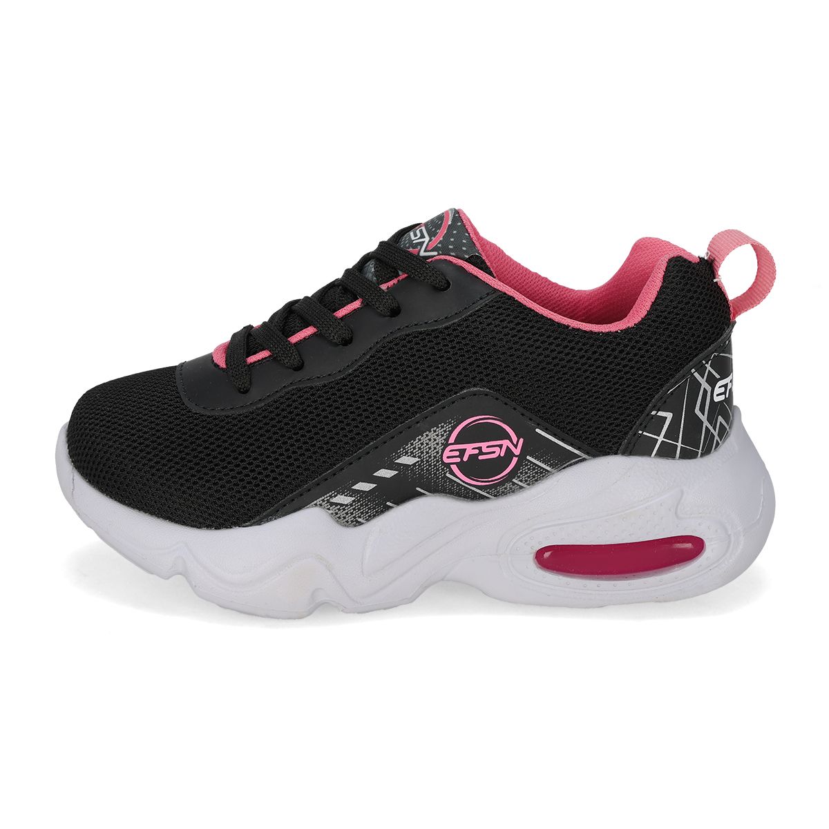 DEPORTIVO INFANTIL EFUSHION 022 NEGRO/FIUSHA-OUTLET