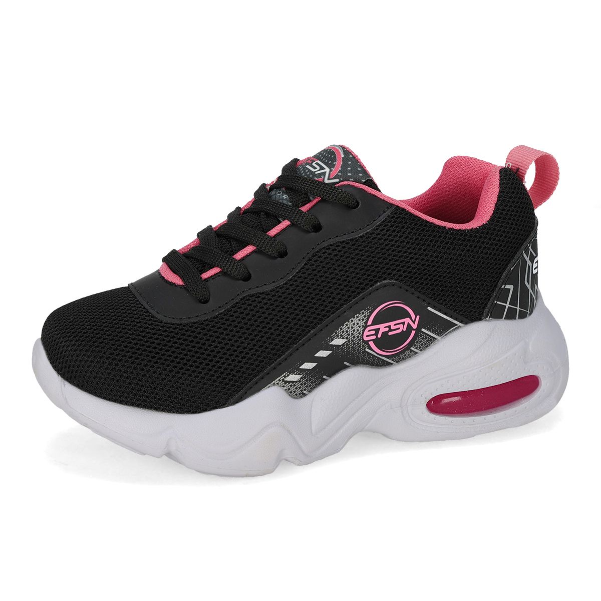DEPORTIVO INFANTIL EFUSHION 022 NEGRO/FIUSHA-OUTLET