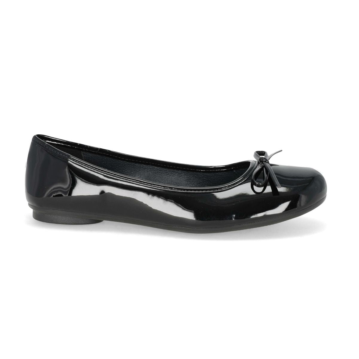 BALLERINA MUJER FLEXI DAMA 130802 NEGRO CHAROL-OUTLET