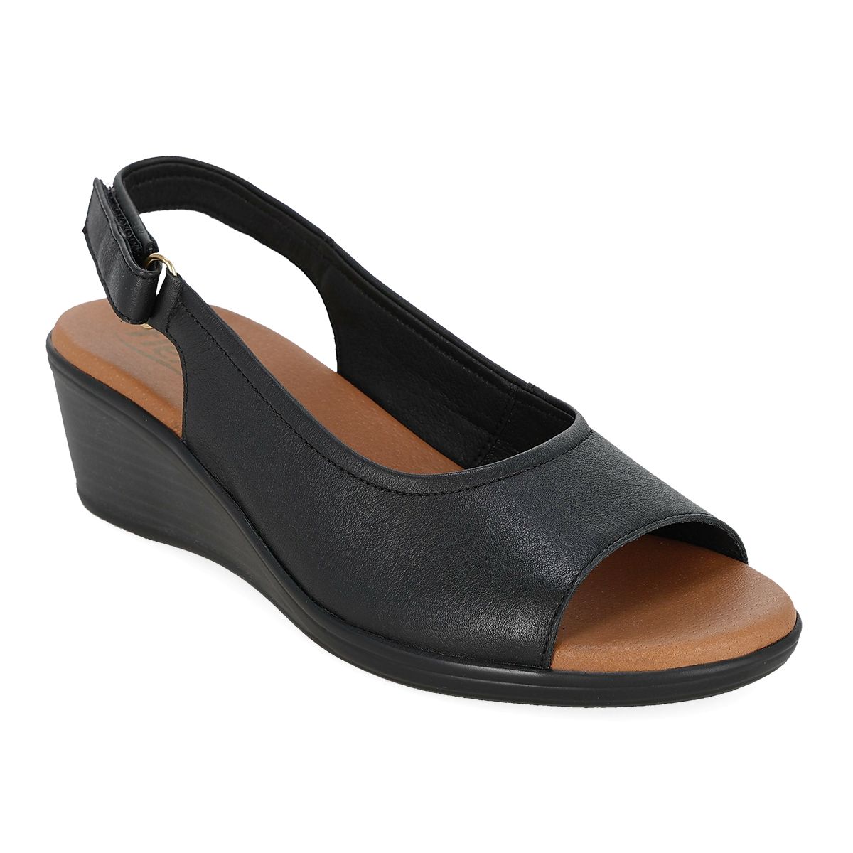 SANDALIA MUJER FLEXI DAMA 123717 NEGRO