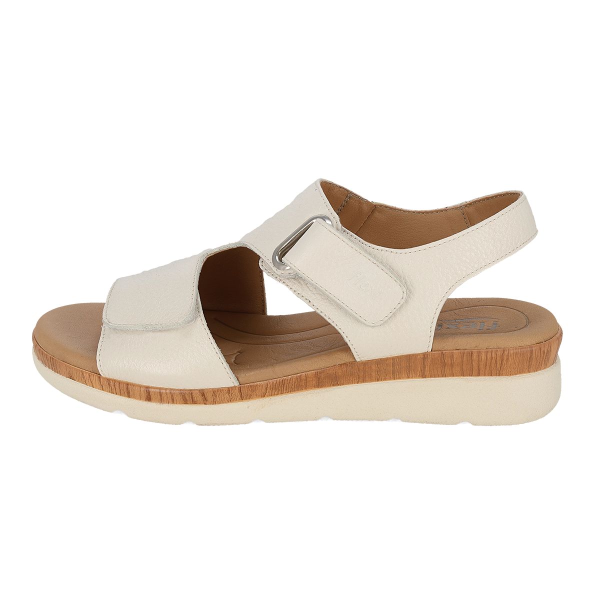 SANDALIA MUJER FLEXI DAMA 124210 HUESO-OUTLET