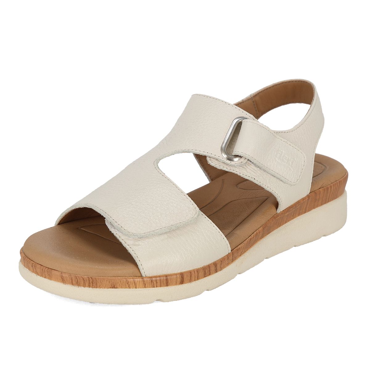 SANDALIA MUJER FLEXI DAMA 124210 HUESO-OUTLET