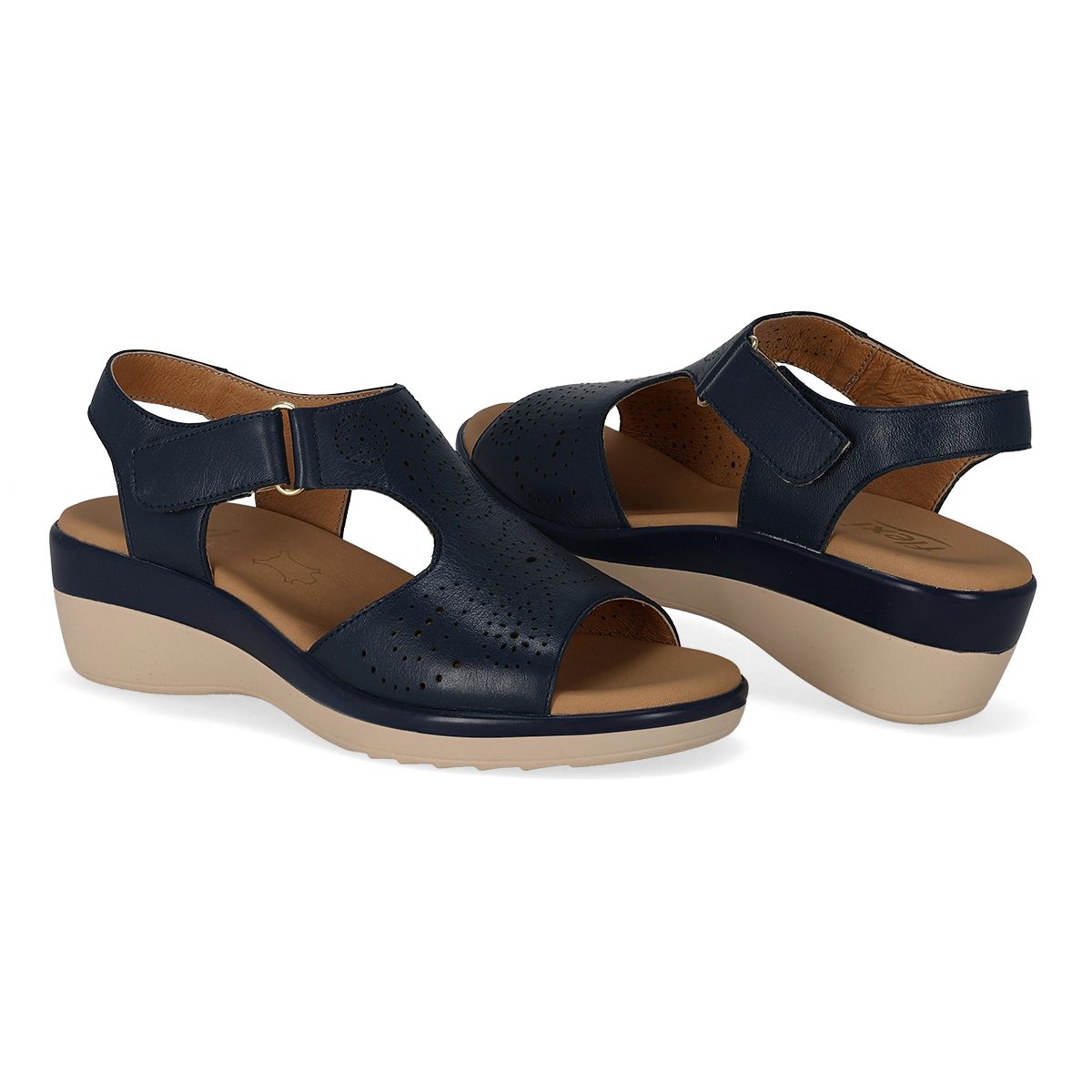 SANDALIA MUJER FLEXI DAMA 116013 MARINO -OUTLET