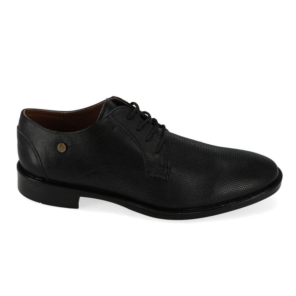 VESTIR HOMBRE MANHATTAN SHOES 845 NEGRO-OUTLET