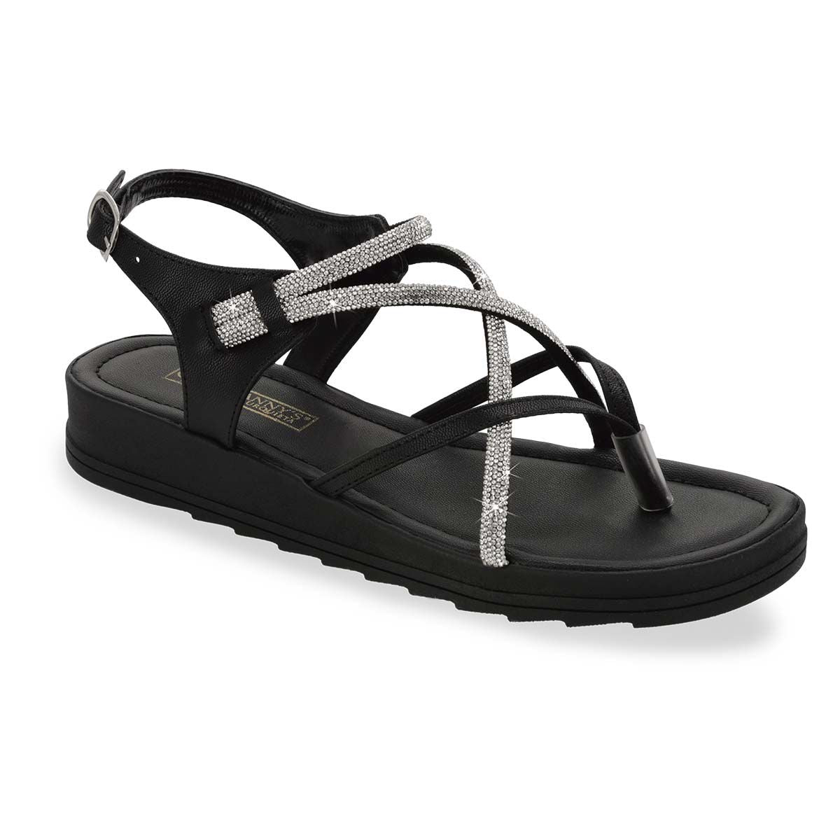 SANDALIA PISO MUJER VANNY'S 1791 NEGRO-OUTLET