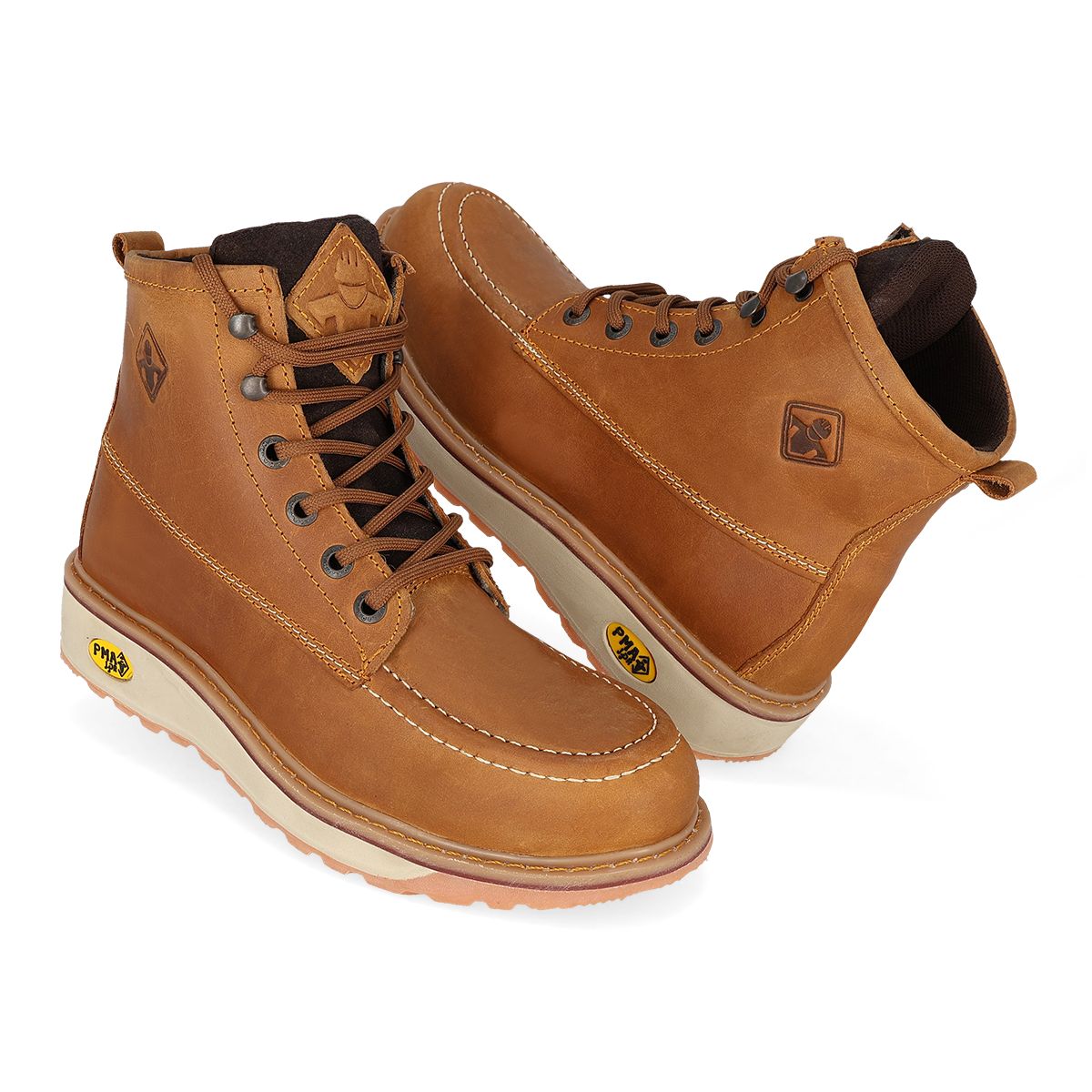 BOTA DE TRABAJO HOMBRE PMA 2334 MIEL -OUTLET