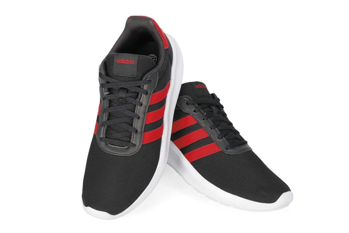 DEPORTIVO HOMBRE ADIDAS HP6095 NEGRO/ROJO-OUTLET