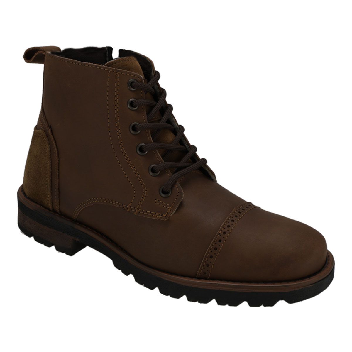 BOTA CASUAL HOMBRE ECCOFLEX 6085 CREAZY TAN-OUTLET