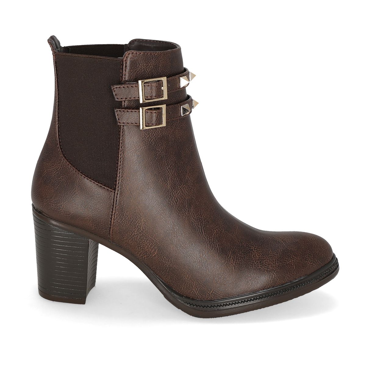 BOTIN TACON MUJER SUZY LOVE 7066 MOKA-OUTLET