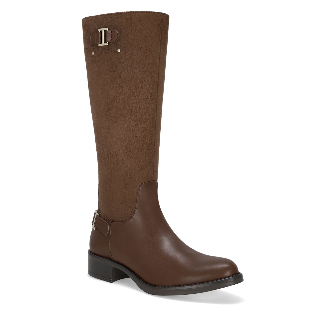 BOTA LARGA PISO MUJER SUZY LOVE 5088 MADERA-OUTLET