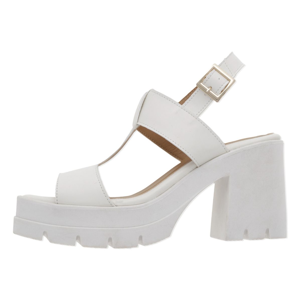 SANDALIA DE TACON MUJER EXESSO 271 LATTE-OUTLET