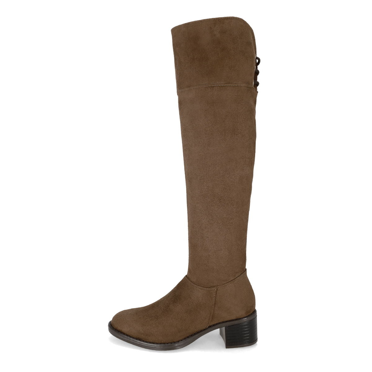 BOTA LARGA TACON MUJER EXESSO 5070 MADERA-OUTLET