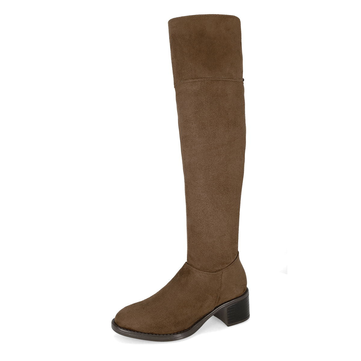 BOTA LARGA TACON MUJER EXESSO 5070 MADERA-OFERTA