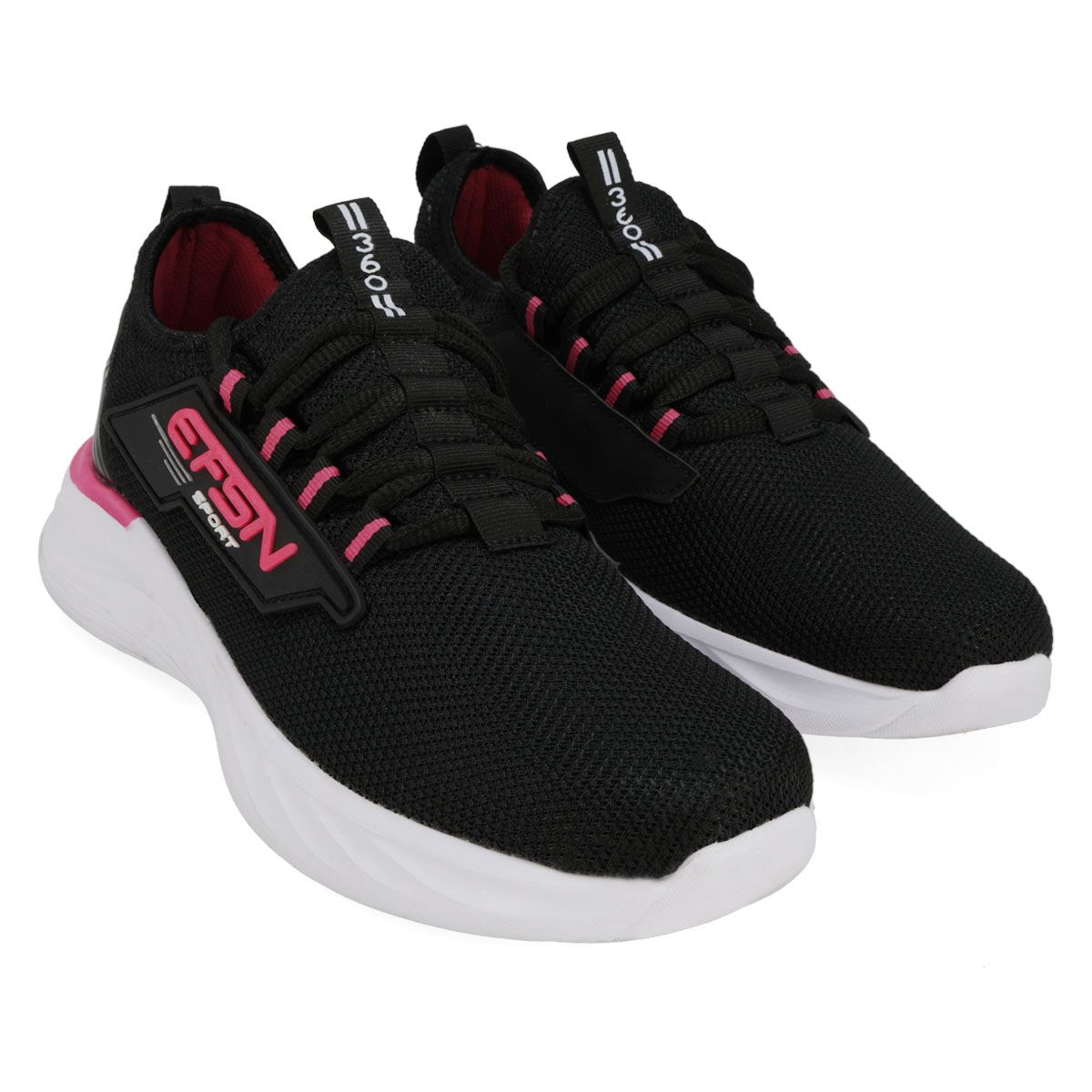 DEPORTIVO MUJER EFUSHION 360 NEGRO/FIUSHA-OUTLET