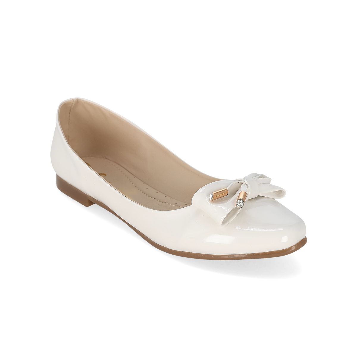 BALLERINA MUJER PASION 2113 BLANCO CHAROL-OUTLET