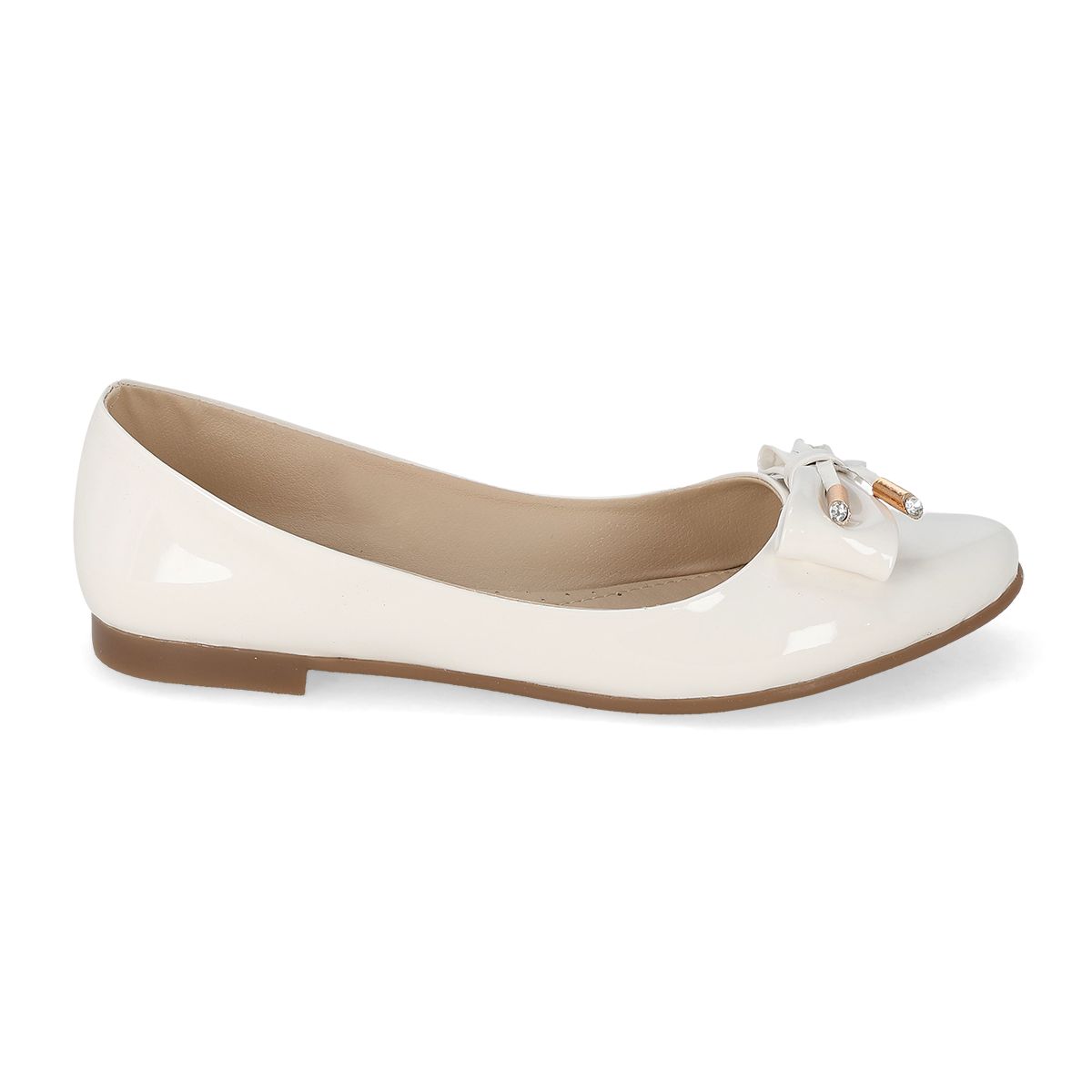 BALLERINA MUJER PASION 2113 BLANCO CHAROL-OUTLET