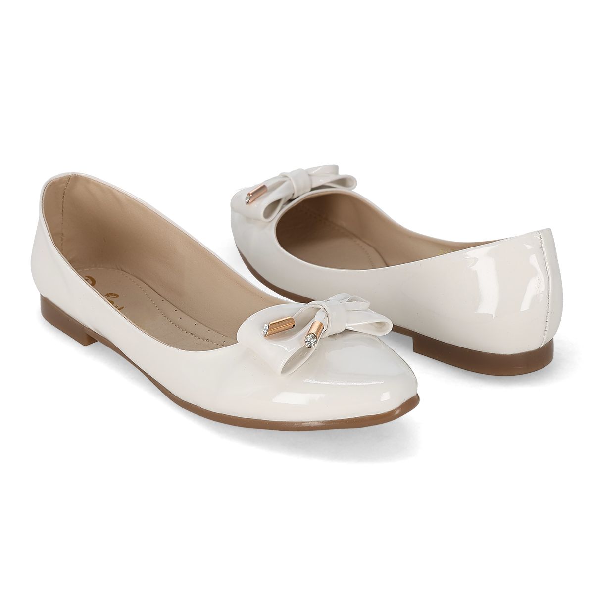 BALLERINA MUJER PASION 2113 BLANCO CHAROL-OUTLET