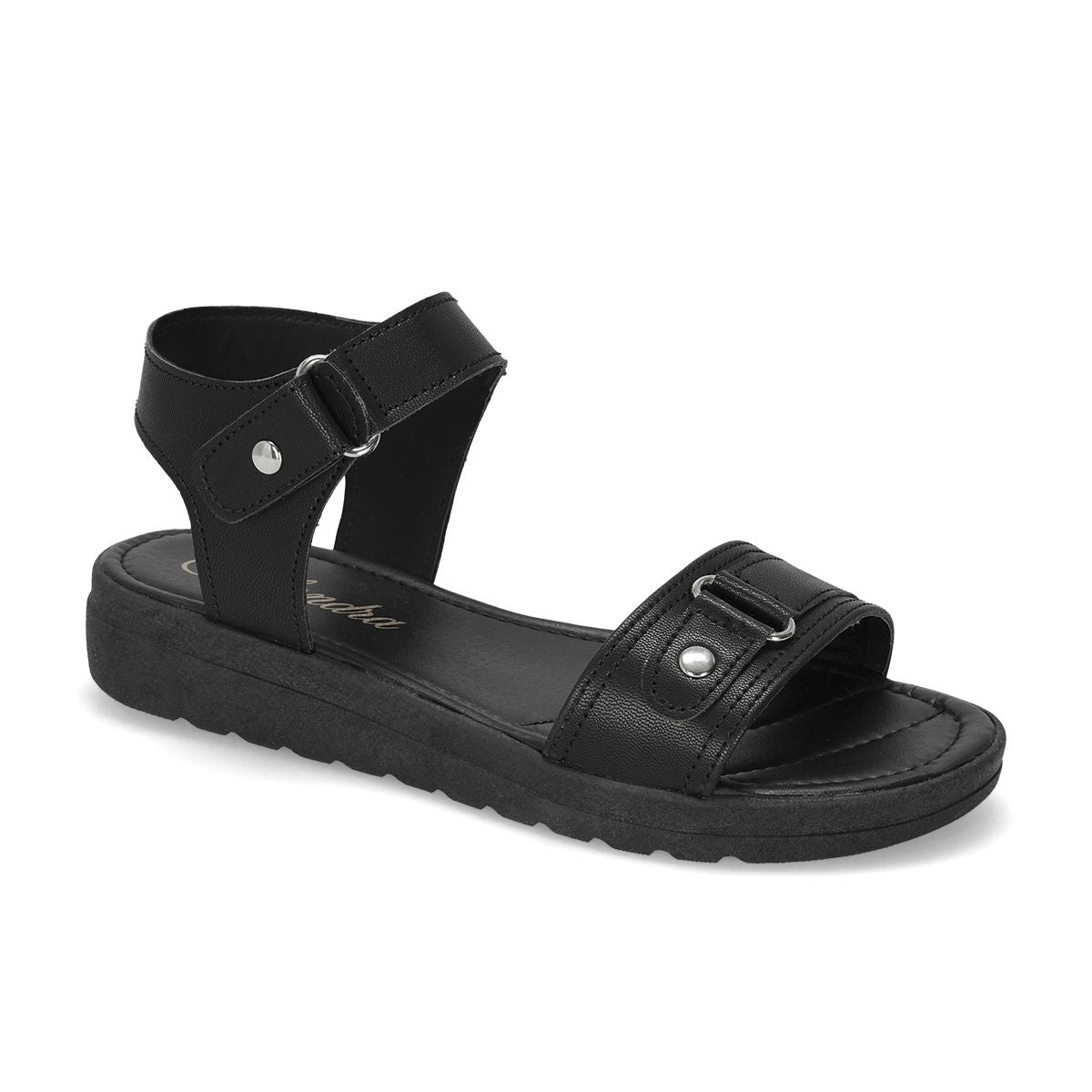 SANDALIA PISO MUJER ALONDRA 206 NEGRO-OUTLET