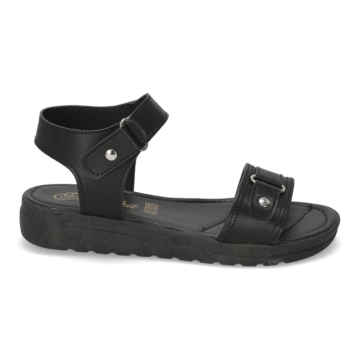 SANDALIA PISO MUJER ALONDRA 206 NEGRO-OUTLET