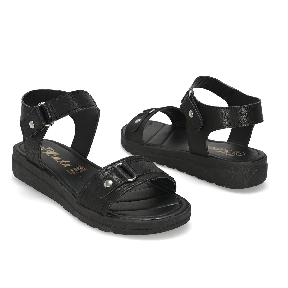 SANDALIA PISO MUJER ALONDRA 206 NEGRO-OUTLET