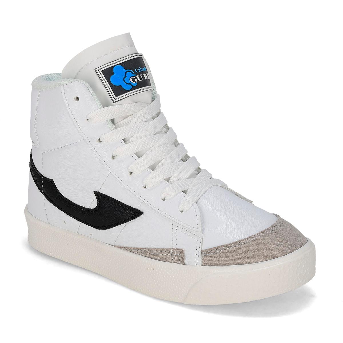 URBANO INFANTIL GUBE BLISER BLANCO/NEGRO-OFERTA
